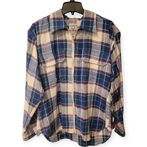 Women's Vintage 90's Zip Up Flannel Shirt/Jacket